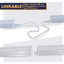 Discount 😍 Newhouse Lighting 48 in. 50-Watt Equivalent T5 Integrated LED Silver Linkable Under Cabinet Light Adjustable CCT 2700K/4100K/5000K(4-Pack) 🎁 -Cheap Cabinet Lights Store 2700 4100 5000k adjustable cct newhouse lighting under cabinet lights nht5 4ftcct 4 1f 1000