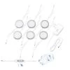 Best Sale 👍 ESHINE LED 3000K Under Cabinet Puck Lights with Dimmer Switch (6-Pack) 🔔 -Cheap Cabinet Lights Store 3000k eshine puck lights elp606dw s 64 1000