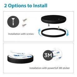 Outlet 🎉 ESHINE LED 3000K Black Under Cabinet Puck Lights with Hand Wave Sensor (6-Pack) ⭐ -Cheap Cabinet Lights Store 3000k eshine puck lights elpb606dw 1f 1000