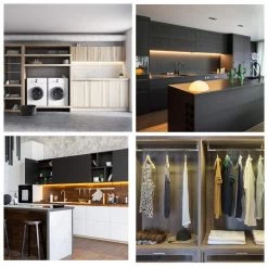 Top 10 😍 ESHINE 12 in. LED 3000K Black Under Cabinet Lighting, Dimmable Hand Wave Activated (3-Pack) 🔥 -Cheap Cabinet Lights Store 3000k eshine under cabinet lights el3003dw fa 1000