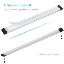 Top 10 🤩 ESHINE 7 in. LED 6000K Black Under Cabinet Lighting, Dimmable Hand Wave Activated (6-Pack) 🔥 -Cheap Cabinet Lights Store 6000k eshine under cabinet lights el1806dc 1f 1000