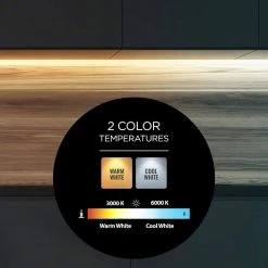 Top 10 🤩 ESHINE 7 in. LED 6000K Black Under Cabinet Lighting, Dimmable Hand Wave Activated (6-Pack) 🔥 -Cheap Cabinet Lights Store 6000k eshine under cabinet lights el1806dc 4f 1000