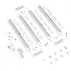 Flash Sale 🧨 ESHINE 12 in. LED 6000K White Under Cabinet Lighting, Dimmable Hand Wave Activated (4-Pack) ⌛