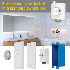 Brand new 👍 Armacost Lighting Proline Rotary Knob LED Dimmer ⌛ -Cheap Cabinet Lights Store armacost lighting under cabinet lighting accessories 511129 44 1000