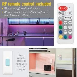 Outlet 😉 Armacost Lighting ProLine Multi-Color RGB Plus White LED Remote Control 🛒 -Cheap Cabinet Lights Store armacost lighting under cabinet lighting accessories 713421 4f 1000
