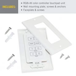 Cheap 😀 Armacost Lighting LED Dimmers Wireless Wall Mount Touchpad for RGB Plus W 😀 -Cheap Cabinet Lights Store armacost lighting under cabinet lighting accessories 733220 c3 1000