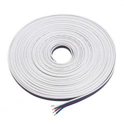 Discount 👏 Armacost Lighting 24 ft. (8 m) 22 AWG/4C Ribbon Flat Cable 🌟 -Cheap Cabinet Lights Store armacost lighting under cabinet lighting accessories 770224 4f 1000