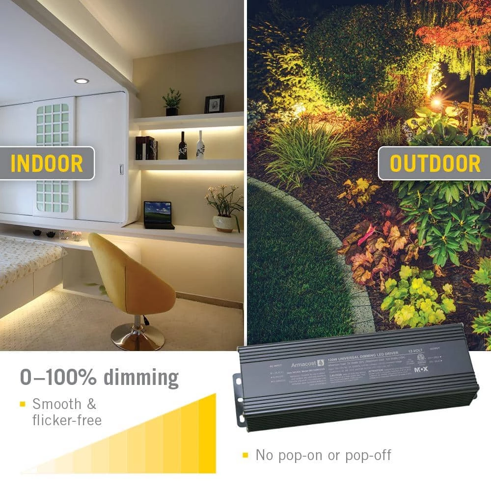 Budget ✔️ Armacost Lighting Black LED Dimming Driver (120-Watt, 12-Volt DC) Power Supply Transformer 💯 5 Budget ✔️ Armacost Lighting Black LED Dimming Driver (120-Watt, 12-Volt DC) Power Supply Transformer 💯 - Image 3