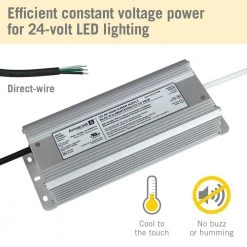 New 🥰 Armacost Lighting 200-Watt 24-Volt DC LED Transformer Standard Power Supply 🌟 -Cheap Cabinet Lights Store armacost lighting under cabinet lighting accessories 852000 44 1000
