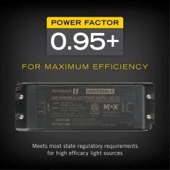 Best Sale 😉 Armacost Lighting 24-Watt 24-Volt Universal Plus Dimming LED Transformer ✨ -Cheap Cabinet Lights Store armacost lighting under cabinet lighting accessories 870240 44 1000