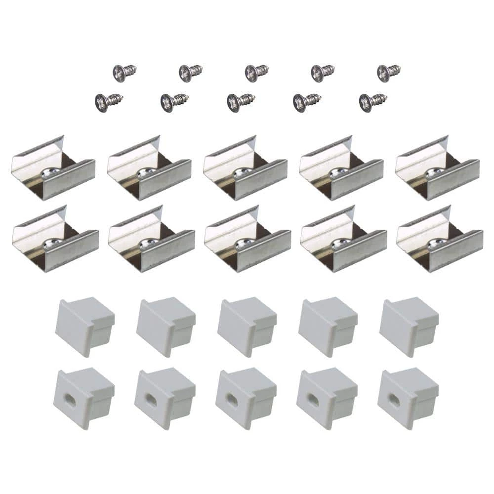 New ๐ Armacost Lighting U-Shape Grey Tape Light Channel Accessory Pack LED Mounting Hardware (10-Pack) โญ 3 New ๐ Armacost Lighting U-Shape Grey Tape Light Channel Accessory Pack LED Mounting Hardware (10-Pack) โญ