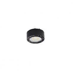 New ❤️ AMAX LIGHTING LED Black Under Cabinet Puck Light with Power Cord ⌛