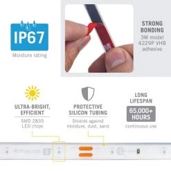 Best reviews of ๐ Armacost Lighting RibbonFlex Pro 18 in. Blue Waterproof IP67 LED Tape Light 30 LEDs/m ๐งจ 7 Best reviews of ๐ Armacost Lighting RibbonFlex Pro 18 in. Blue Waterproof IP67 LED Tape Light 30 LEDs/m ๐งจ -Cheap Cabinet Lights Store blue armacost lighting led strip lights 631470 4f 1000