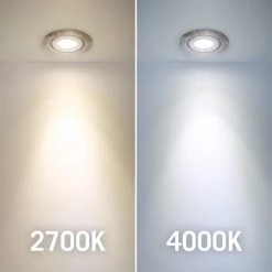 Best Sale 🎉 Armacost Lighting 2 in. Soft White Recessed LED Swivel Puck Light, Brushed Steel ✨ -Cheap Cabinet Lights Store brushed steel armacost lighting puck lights 212317 fa 1000