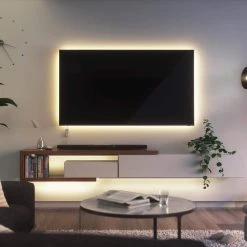 Top 10 🎁 Nanoleaf 40 in. Color and White Smart LED Strip Light Extension (Starter Kit Required) ✨ -Cheap Cabinet Lights Store clear nanoleaf led strip lights nl55 0001ls 1m 77 1000