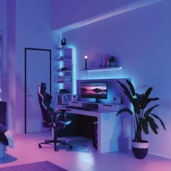 Buy 😀 Nanoleaf 80 in. Color and White Smart LED Light Strip Starter Kit 😉 -Cheap Cabinet Lights Store clear nanoleaf smart light bulbs nl55 0003ls 2m a0 1000