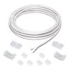 Wholesale 😍 Commercial Electric 13 ft. White Connector Cord LED Strip Light Accessory Pack (4 Wire-to-Tape Connectors, 6 Wire Mounting Clips) 👏 -Cheap Cabinet Lights Store commercial electric under cabinet lighting accessories c560110 64 1000