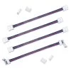 Best reviews of 🔔 Commercial Electric 6 in. Connector Cord LED Strip Light Connector Pack (RGB+W) (4 in. x 6 in. Snap Connectors, 4 Wire Mounting Clips) 😍