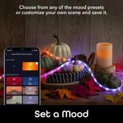 Best reviews of 🔔 Geeni 16.4 ft. Prisma Symphony Smart LED Strip Light, RGBIC Color Changing with App Control and Music Sync ⌛ -Cheap Cabinet Lights Store multi color geeni led strip lights gn ew017 999 44 1000