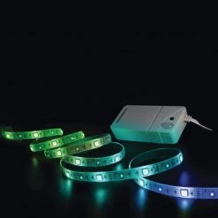 Top 10 🤩 Monster 3 AA Batteries 6.5 ft. LED Multi-Color/Multi-White Strip Light With Motion Activation, Battery-Powered, 1-Pack 😍 -Cheap Cabinet Lights Store multicolor monster led strip lights mlb7 1081 rgb c3 1000