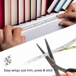 Promo 👍 Tzumi Aura Plug-in 6.5 ft. LED Strip Light with Sound Sync 😀 -Cheap Cabinet Lights Store multicolored tzumi led strip lights 7479hd 44 1000