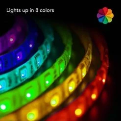 Promo 👍 Tzumi Aura Plug-in 6.5 ft. LED Strip Light with Sound Sync 😀 -Cheap Cabinet Lights Store multicolored tzumi led strip lights 7479hd 76 1000