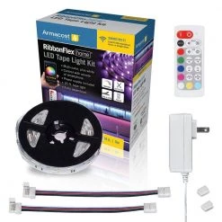 Best reviews of ✔️ Armacost Lighting RibbonFlex Home 16 ft. RGB Plus W Smart LED Tape Light Kit ⌛