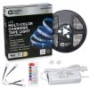 Outlet 🛒 Commercial Electric 16 ft. LED White and RGB Tape Light Kit- Under Cabinet Light 💯