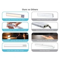 Best Sale 🤩 BLACK+DECKER 9 in. LED Warm White 2-Bar Rechargeable Under Cabinet Lighting Kit 🤩 15 Best Sale 🤩 BLACK+DECKER 9 in. LED Warm White 2-Bar Rechargeable Under Cabinet Lighting Kit 🤩 -Cheap Cabinet Lights Store silver black decker under cabinet lights leduc9 2rec fa 1000