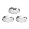 Wholesale 🎉 Commercial Electric 3-Light LED Puck Light Kit 👍 -Cheap Cabinet Lights Store silver commercial electric puck lights pkl004is3 ul 64 1000