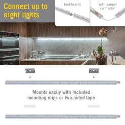 Discount 💯 Armacost Lighting RigidStrip 24-Volt DC 12 in. LED Warm White 3000K Strip Light 👍 -Cheap Cabinet Lights Store silver led strip lights 311119 fa 1000