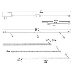 Cheapest ๐ฅฐ Unbranded 12 in. Undercabinet LED RGB Strip (3-Pack) โ๏ธ 13 Cheapest ๐ฅฐ Unbranded 12 in. Undercabinet LED RGB Strip (3-Pack) โ๏ธ -Cheap Cabinet Lights Store silver under cabinet lights u16002rd fa 1000