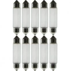 Discount 😍 Sunlite 10-Watt 12-Volt Frosted T3.25 Xelogen Festoon Lamp-Light Bulb (10-Pack) ❤️