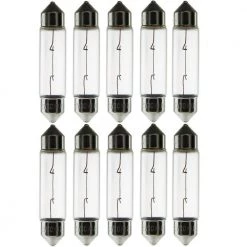Coupon ❤️ Sunlite 5-Watt 24-Volt T3.25 Xelogen Festoon Lamp Light Bulb, Clear Finish (10-Pack) ⭐