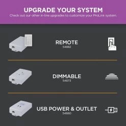 Cheap 🥰 ULTRA PROGRADE ProLink Motion-Activated In-Line Switch 😉 -Cheap Cabinet Lights Store ultra prograde under cabinet lighting accessories 54875 t1 fa 1000