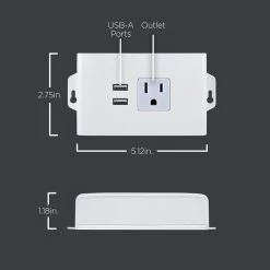 Best reviews of 💯 ULTRA PROGRADE ProLink In-Line Power Outlet with USB Charging 🔔 -Cheap Cabinet Lights Store ultra prograde under cabinet lighting accessories 54880 t1 1f 1000