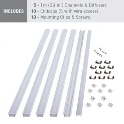 Flash Sale 🔔 RibbonFlex PRO RibbonFlex LED Tape Light Recessed Channel and Diffuser System 👍 -Cheap Cabinet Lights Store under cabinet lighting accessories 960052 1f 1000