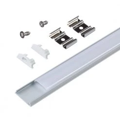 Promo 🌟 Armacost Lighting Bendable Silver Tape Light Channel LED Mounting Hardware 5-Pack 🎁