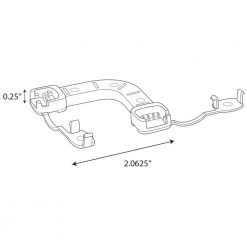 Flash Sale 😀 Progress Lighting Hide-a-Lite LED Tape Under Cabinet L Shape Connector 90-Degree for Connecting Tape Sections ❤️ -Cheap Cabinet Lights Store unfinished progress lighting led strip lights p700016 000 4f 1000