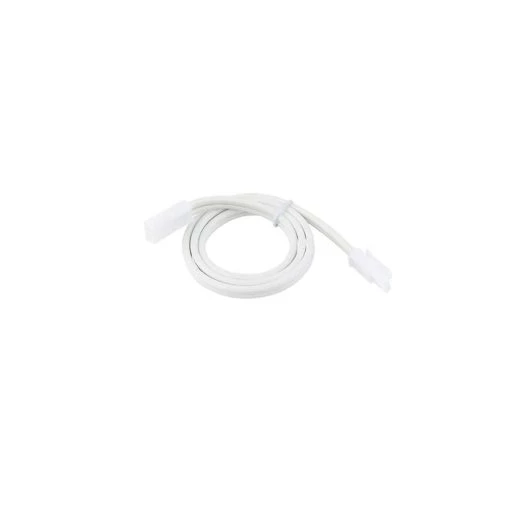 Discount ✨ WAC Lighting 24 in. White Extension Joiner Cable for Line Voltage Puck Light 🥰 -Cheap Cabinet Lights Store wac lighting under cabinet lighting accessories hr ic24 wt 64 1000