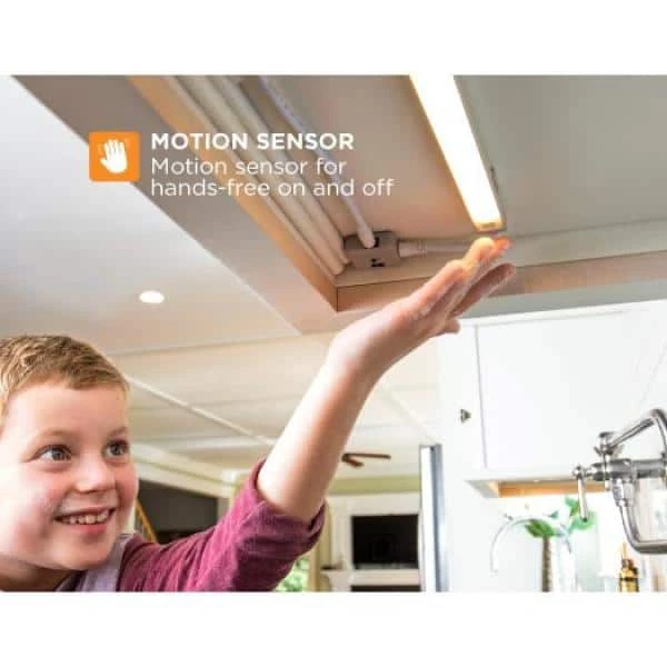 Buy 😉 BLACK+DECKER 24 in. LED Warm White 2700K, Dimmable, 1-Bar Under Cabinet Lights Kit with Hands-Free On/Off (Tool-Free Plug-in Install) 😉 7 Buy 😉 BLACK+DECKER 24 in. LED Warm White 2700K, Dimmable, 1-Bar Under Cabinet Lights Kit with Hands-Free On/Off (Tool-Free Plug-in Install) 😉 - Image 5