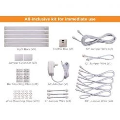 Best reviews of 🥰 BLACK+DECKER 9 in. LED Warm White 2700K, Dimmable, 5-Bar Under Cabinet Lights Kit with Hands-Free On/Off (Tool-Free Plug-in Install) ⭐ 19 Best reviews of 🥰 BLACK+DECKER 9 in. LED Warm White 2700K, Dimmable, 5-Bar Under Cabinet Lights Kit with Hands-Free On/Off (Tool-Free Plug-in Install) ⭐ -Cheap Cabinet Lights Store warm white 5 bar kit black decker under cabinet lights leduc9 5wk d4 1000