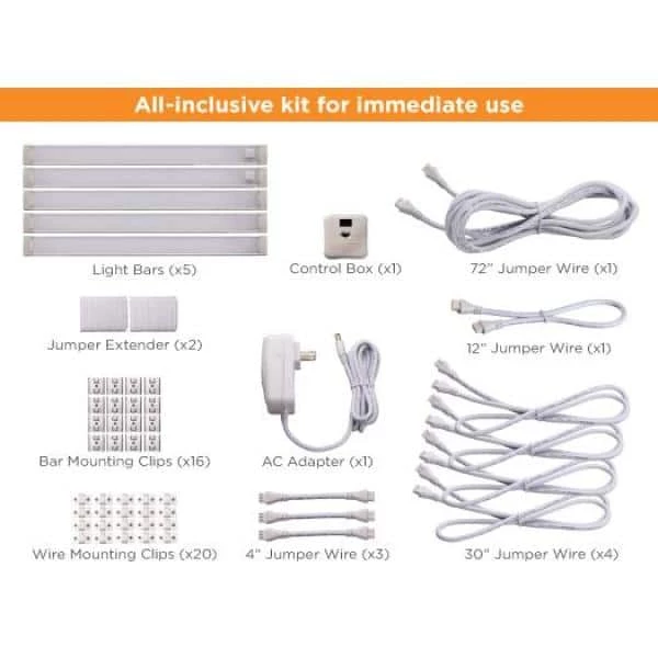 Best reviews of 🥰 BLACK+DECKER 9 in. LED Warm White 2700K, Dimmable, 5-Bar Under Cabinet Lights Kit with Hands-Free On/Off (Tool-Free Plug-in Install) ⭐ 11 Best reviews of 🥰 BLACK+DECKER 9 in. LED Warm White 2700K, Dimmable, 5-Bar Under Cabinet Lights Kit with Hands-Free On/Off (Tool-Free Plug-in Install) ⭐ - Image 9