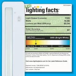 Coupon ✨ GE Hardwired 24 in. LED White Under Cabinet Light, 3 Color Tempurature Options, 4-Pack ✨ -Cheap Cabinet Lights Store white 4 pack ge under cabinet lights 60486 1f 1000