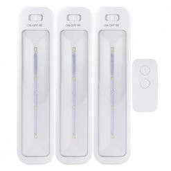 Hot Sale ⭐ GE 9 in. Battery Operated Wireless Remote LED Under Cabinet Light Fixtures (3-Pack) 🎁