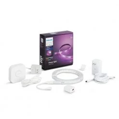 Promo 🎉 Philips Hue White and Color Ambiance 6.6 ft. LED Under Cabinet Light Starter Kit with Hue Bridge (1-Pack) 🤩