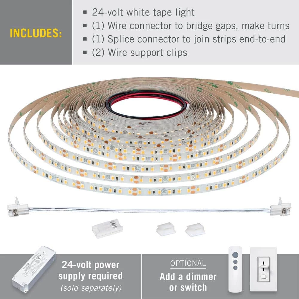 Best deal ๐งจ Armacost Lighting RibbonFlex Pro 16.4 ft. (5M) 24-Volt LED Tape Light, Soft Bright White(3000K), 120 LEDs/M โญ 6 Best deal ๐งจ Armacost Lighting RibbonFlex Pro 16.4 ft. (5M) 24-Volt LED Tape Light, Soft Bright White(3000K), 120 LEDs/M โญ - Image 4
