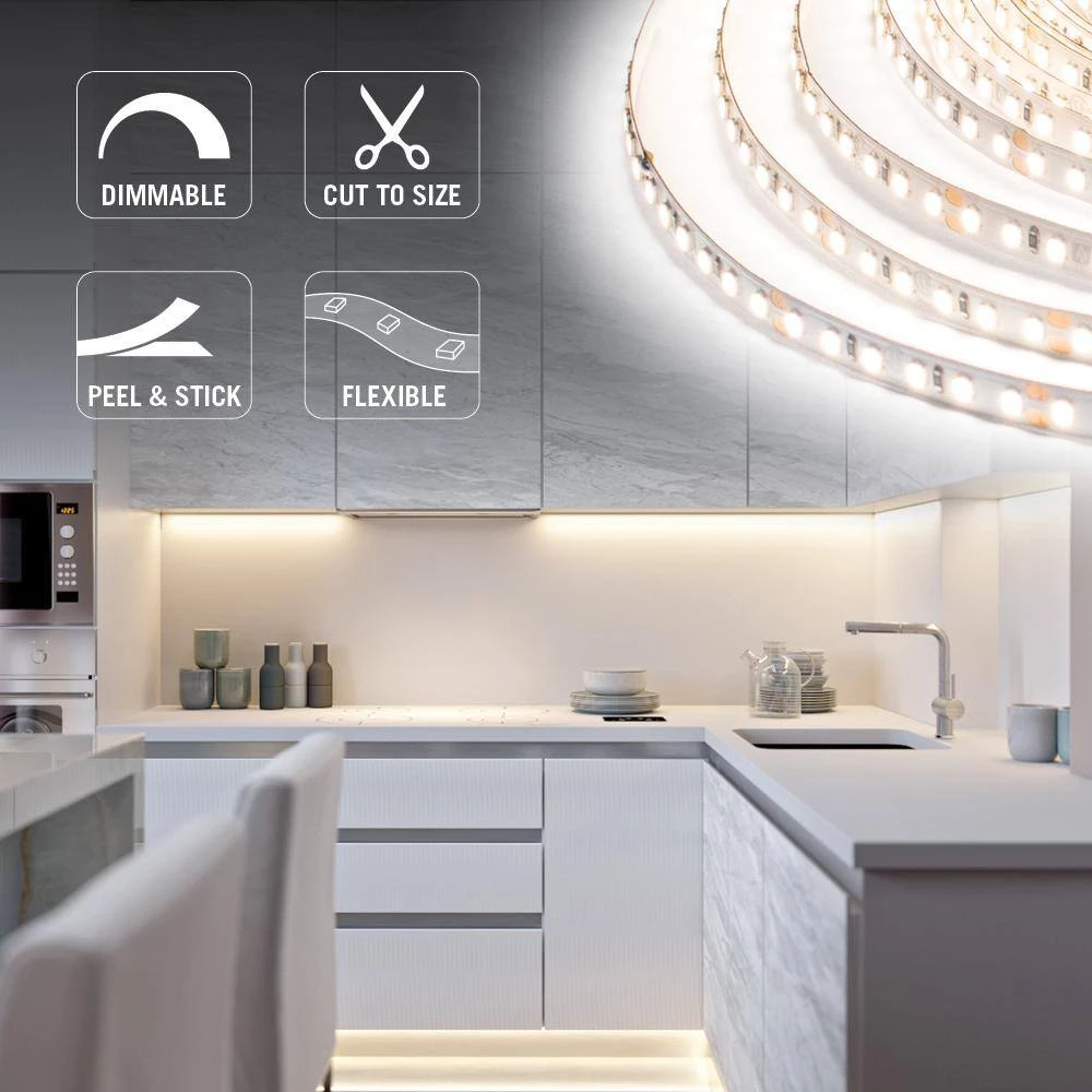 Best deal ๐งจ Armacost Lighting RibbonFlex Pro 16.4 ft. (5M) 24-Volt LED Tape Light, Soft Bright White(3000K), 120 LEDs/M โญ 4 Best deal ๐งจ Armacost Lighting RibbonFlex Pro 16.4 ft. (5M) 24-Volt LED Tape Light, Soft Bright White(3000K), 120 LEDs/M โญ - Image 2