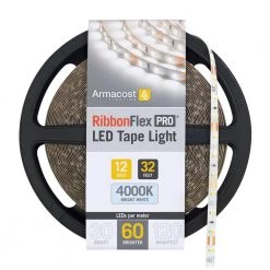 Coupon ✔️ Armacost Lighting RibbonFlex Pro 32.8 ft. 12-Volt LED White Strip Light 60 LEDs/m in Bright White (4000K) ⭐