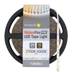 Wholesale ✔️ Armacost Lighting RibbonFlex Pro 24-Volt White CCT Tunable LED Tape Light 🎁